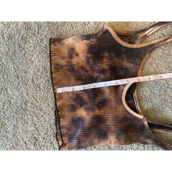 SHEIN Multi Scoop Neck Sleeveless Ribbed Crop Top Size Small - Picture 11 of 11